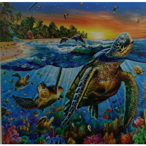 The Turtle Oil Painting 5D Diamond Painting -  – Five Diamond  Painting