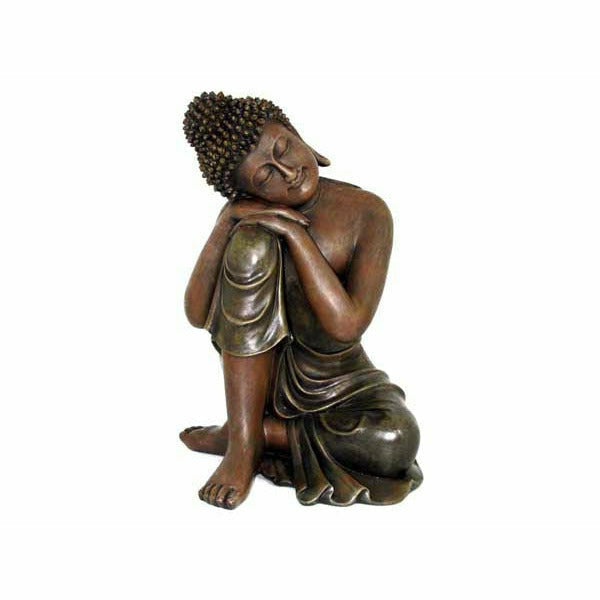 Garden Thai Buddha Antique Brown - 65cm - Dollars and Sense