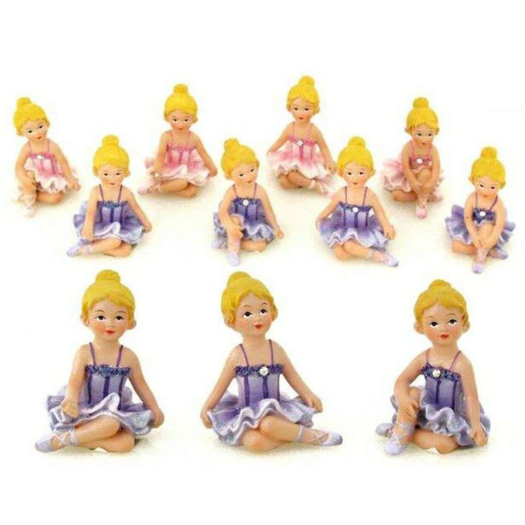 Ballerina with Diamond 1Pce Assorted 5cm - Dollars and Sense