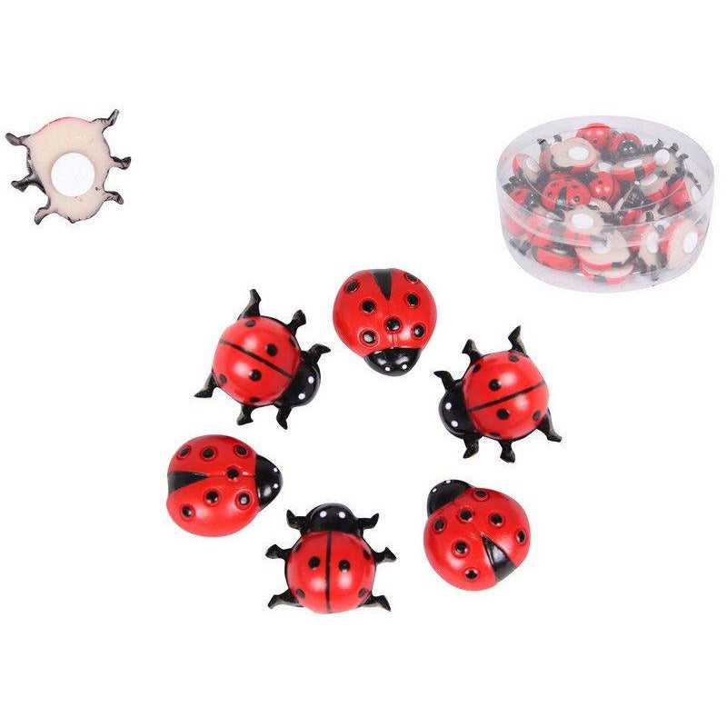 Miniature Craft Ladybugs In Display assorted Default Title