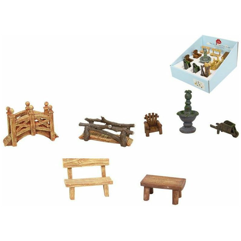 Miniature Fairy Garden Furniture - Assorted 1pce - Dollars and Sense