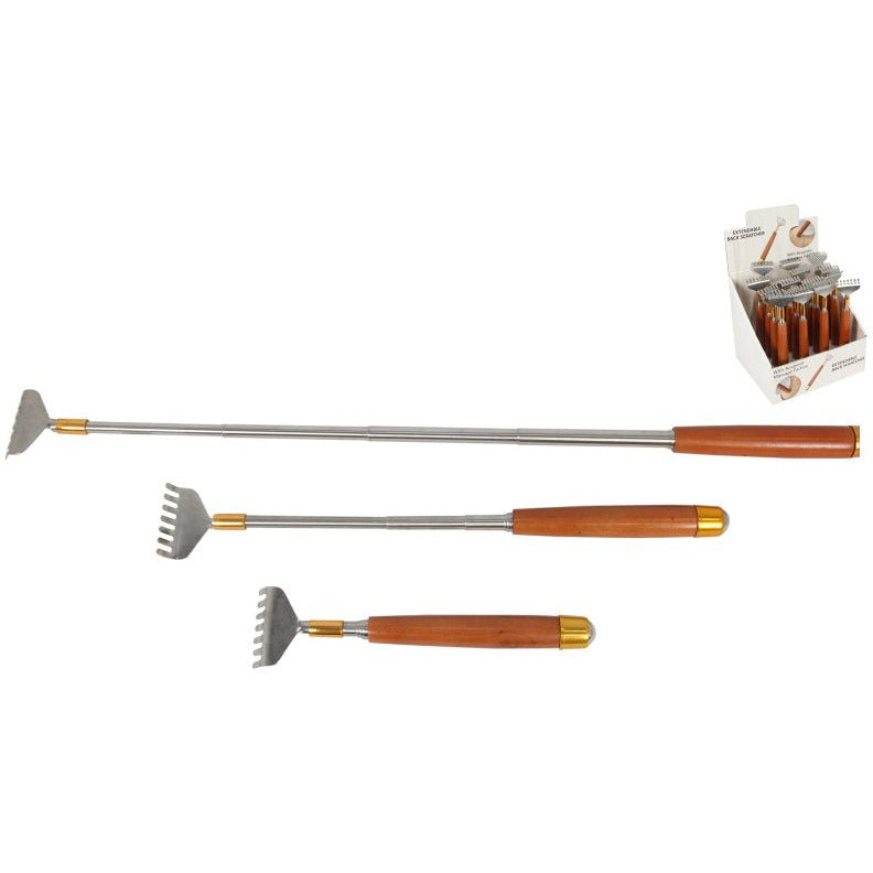 Premium Extendable Back Scratcher with Acupressure Roller - Dollars and Sense