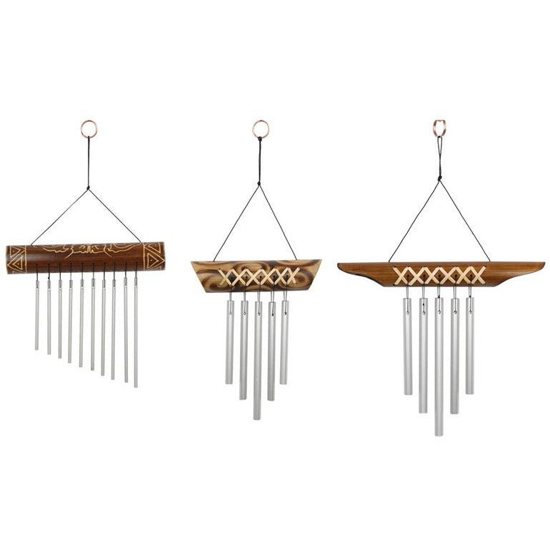 Bamboo Top Tribal Wind Chime Assorted Default Title