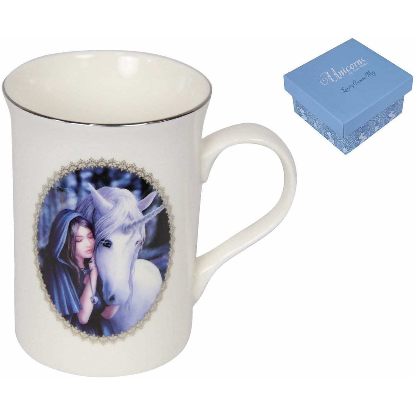 Solace Unicorn Mug By Anne Stokes Gift Box - Dollars and Sense