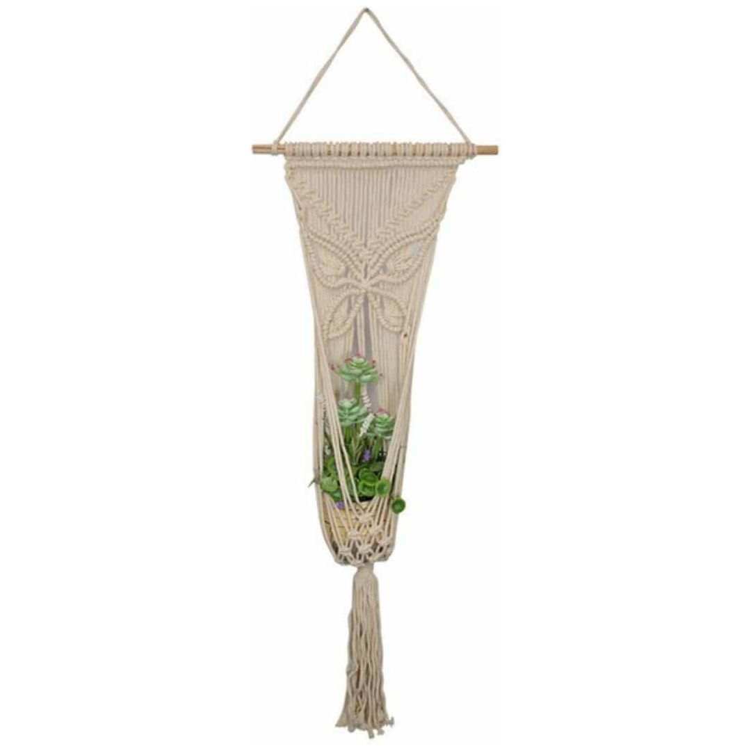 Macrame Butterfly Hanging Pot - Dollars and Sense
