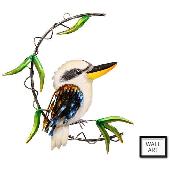 Metal Kookaburra Wall Art - 28cm Default Title