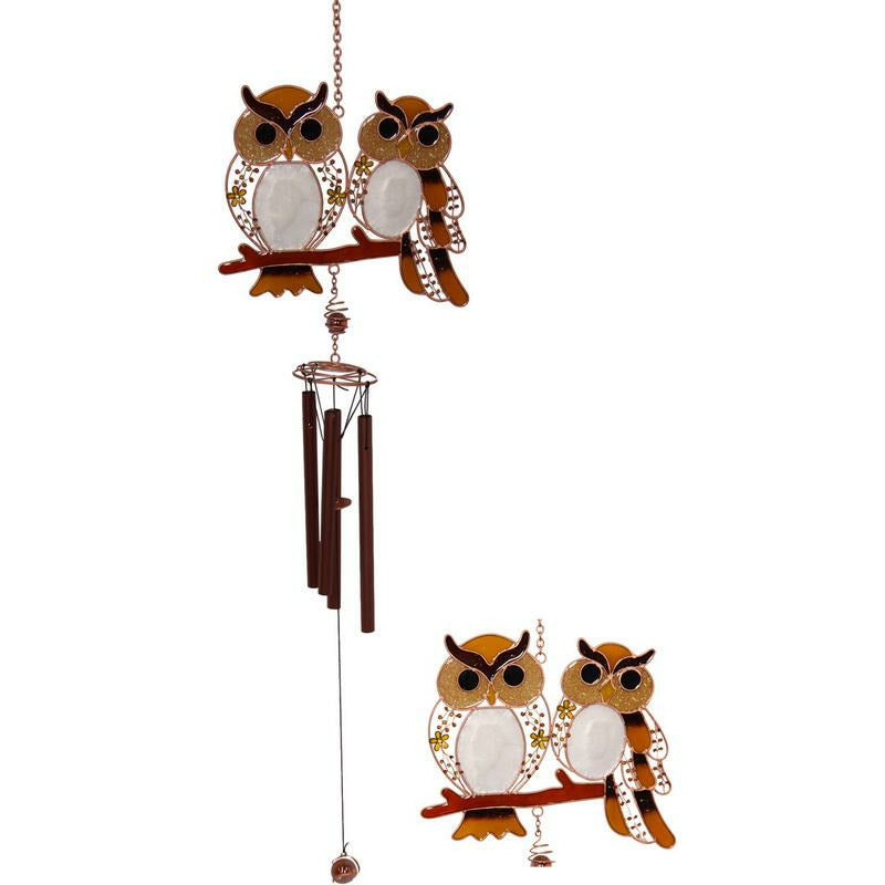 Twin Owl Epoxy Wind Chime Default Title