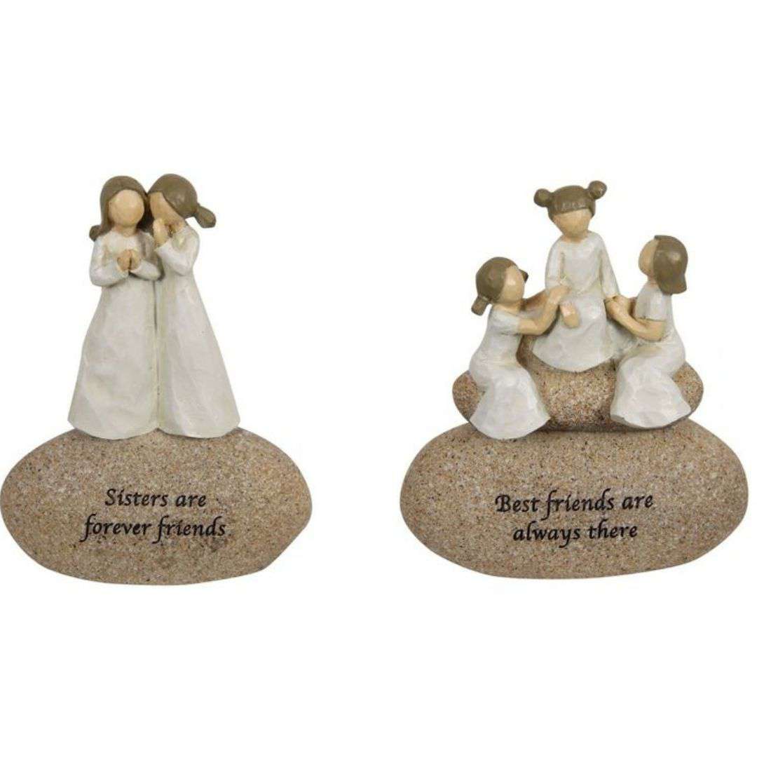 Sentimental Friendship Rock - 1pce Assorted Wording 11cm - Dollars and Sense