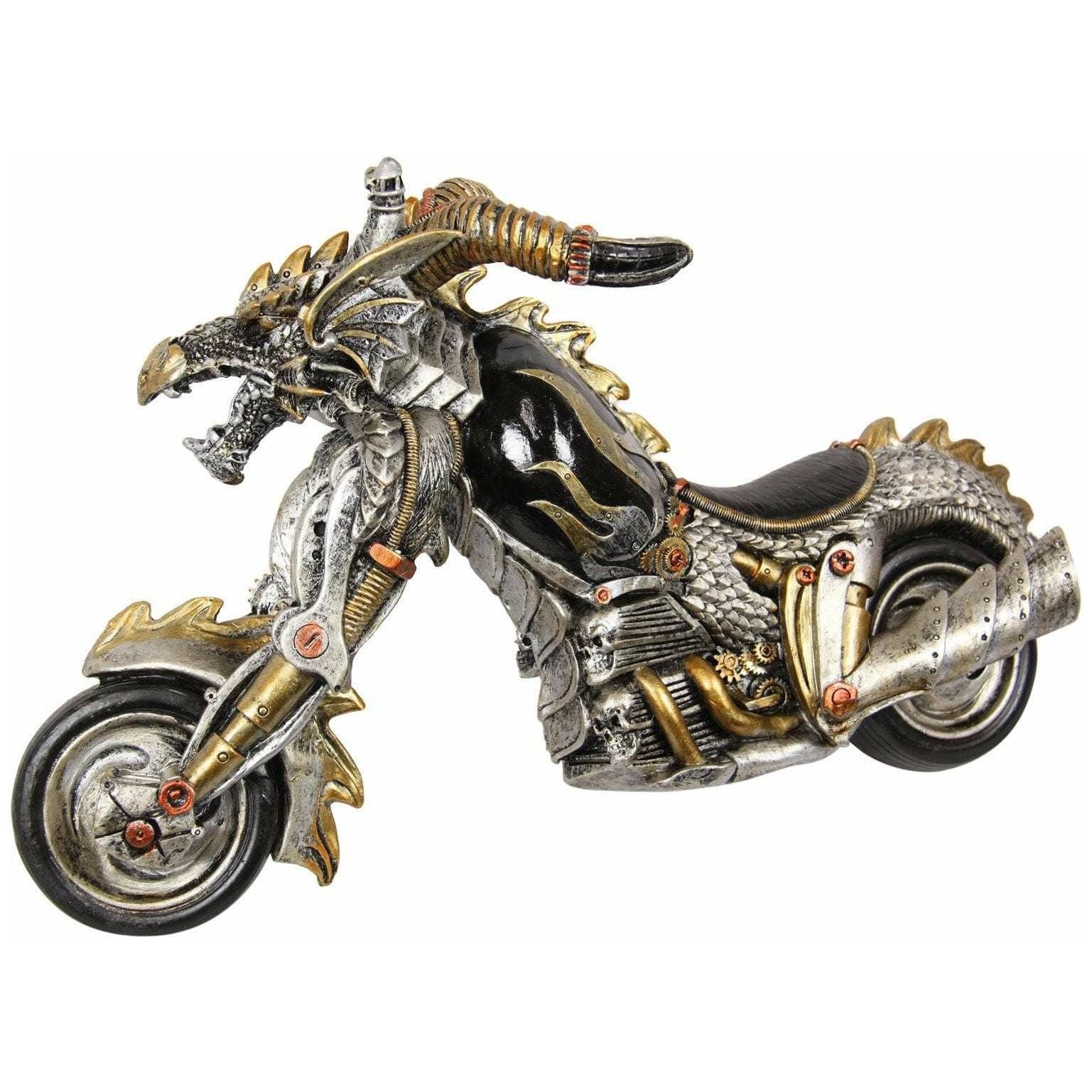 Skull Hell Rider Steam Punk Biker 36cm - Dollars and Sense