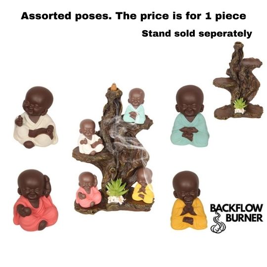 Cute Buddha 1pce Assorted 7cm Tree Not Included - Dollars and Sense