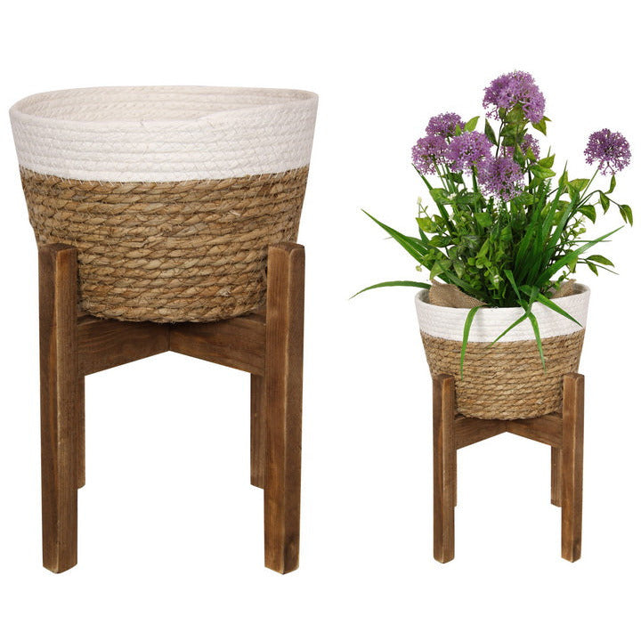 Planter Basket on Stand - Dollars and Sense