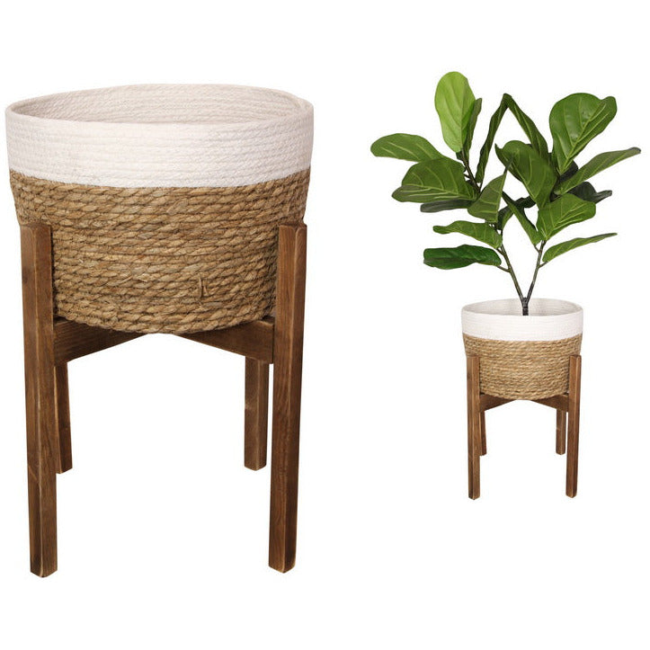 Planter Basket on Stand - Dollars and Sense