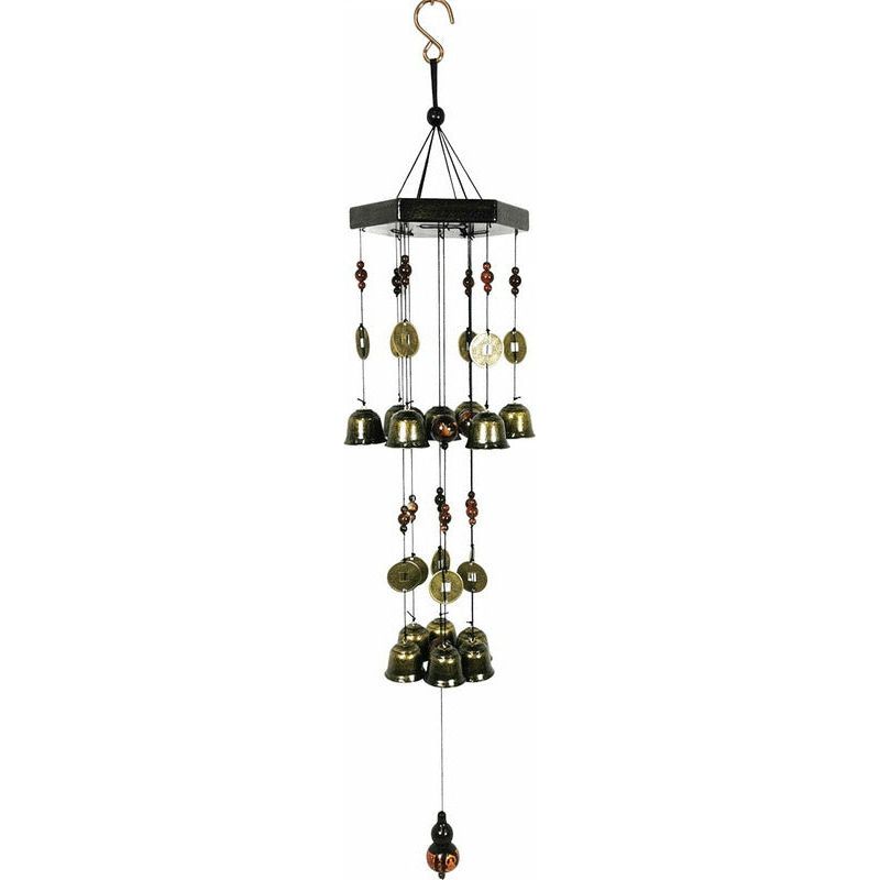 Wind Chime Chinese Bell & Coin - 75cm - Dollars and Sense