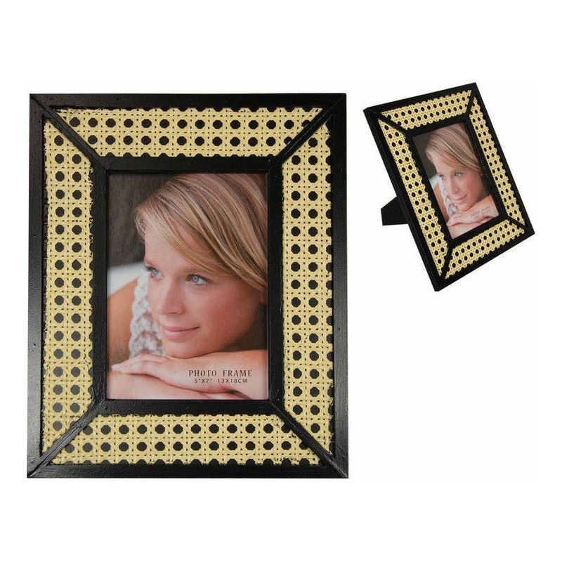 Photo Frame With Bamboo Pattern - 1 Piece - Dollars and Sense