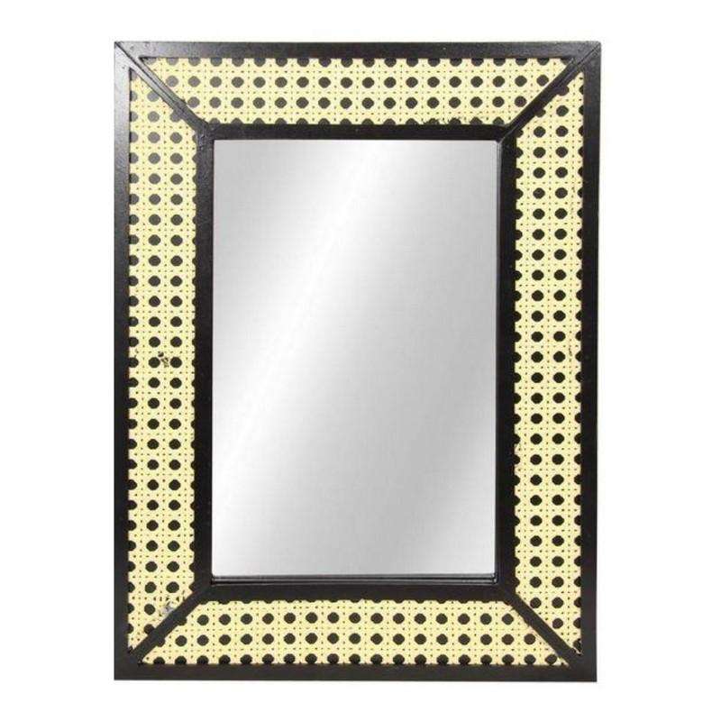 MDF Mirror with Bamboo Pattern 40x30cm - Dollars and Sense