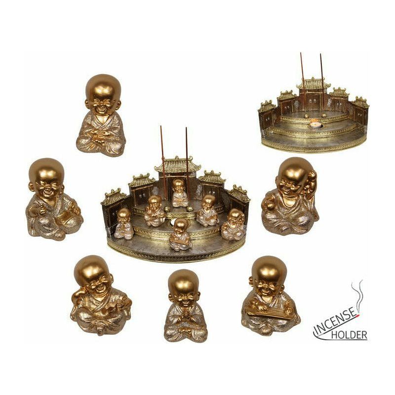 Lucky Gold Buddha Monk - 7cm 1 Piece Assorted - Dollars and Sense