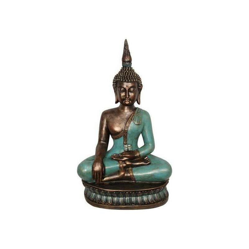 Turquoise Rulai Buddha - 71cm - Dollars and Sense