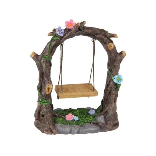 Fairy Garden Swing With Seat 11cm - Dollars and Sense