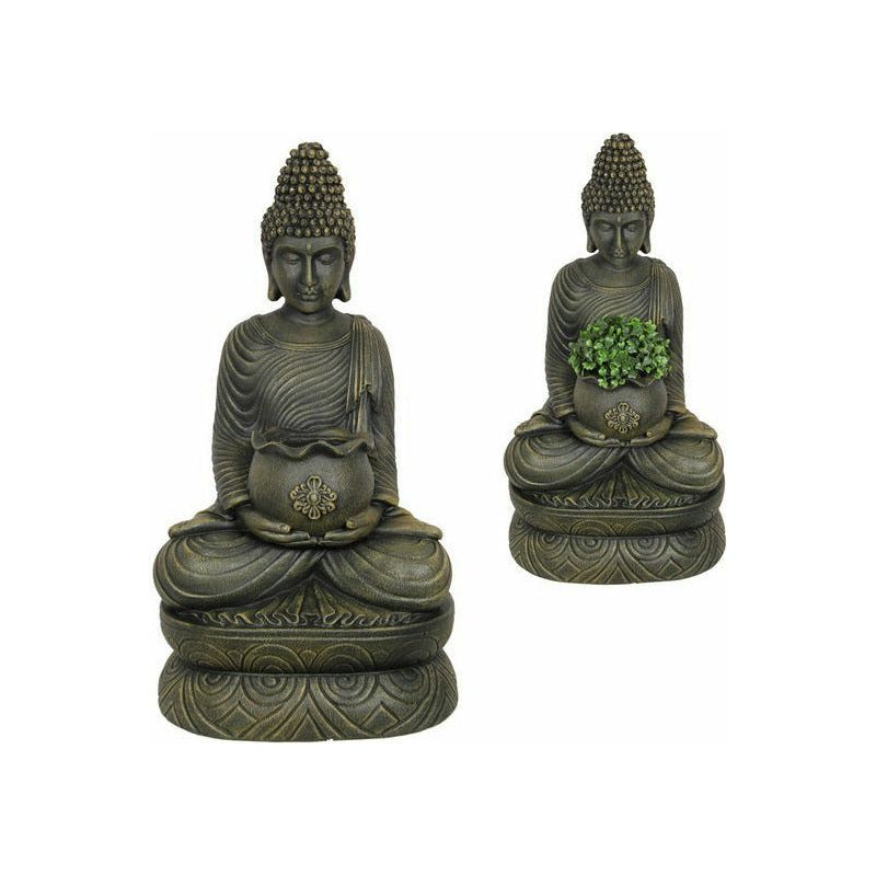 Sitting Rulai Buddha Holding - Pot 55cm 1 Piece - Dollars and Sense