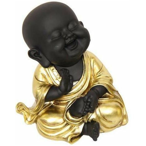 Happy Buddha in Gold Robe 14cm - Dollars and Sense