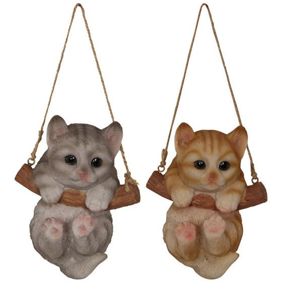 Cute Hanging Cats on Branch - Dollars and Sense