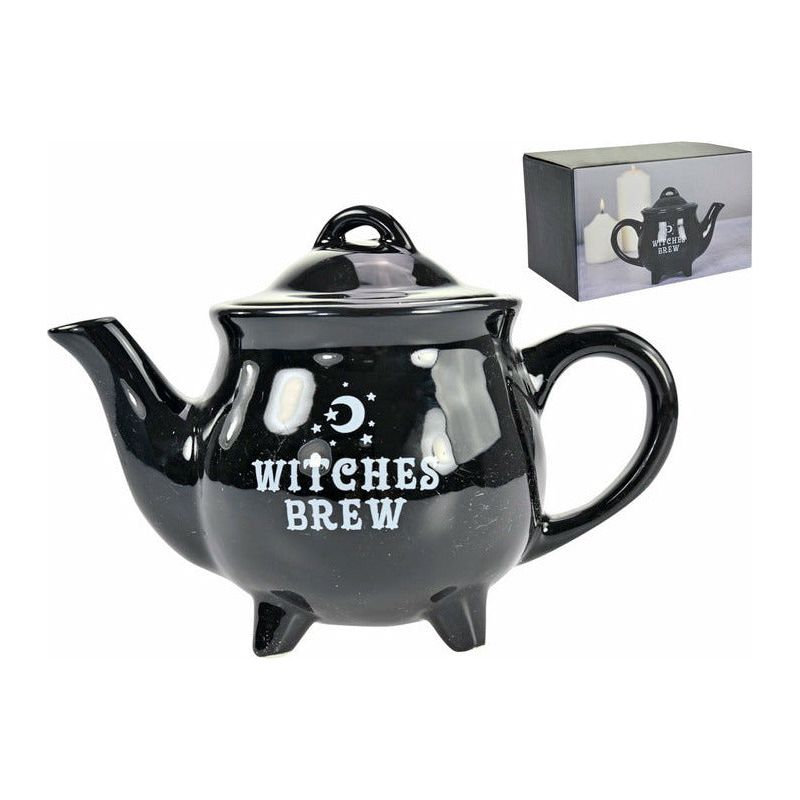 Black Witch Brew Teapot 13x20cm - Gift Box - Dollars and Sense