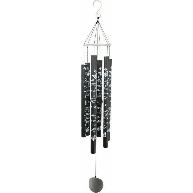 Wind Chime Family Black & White - 130cm - Dollars and Sense