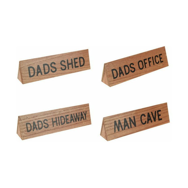 Dad Sayings Plaque 20cm - 1 Piece Assorted - Dollars and Sense