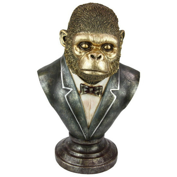 Gorilla Bust with Tuxedo - Dollars and Sense