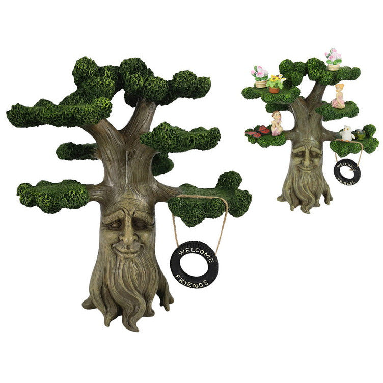 Fairy Garden Tree Stand with Tyre Swing - Dollars and Sense