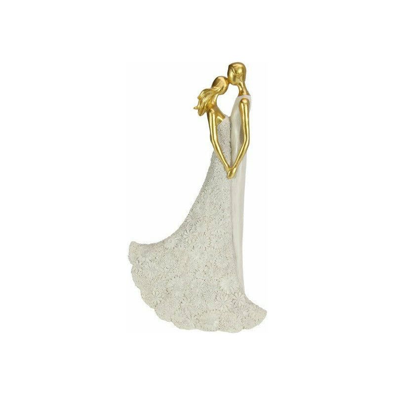 Gold Accented Dancing Couple - 38.5cm 1 Piece - Dollars and Sense