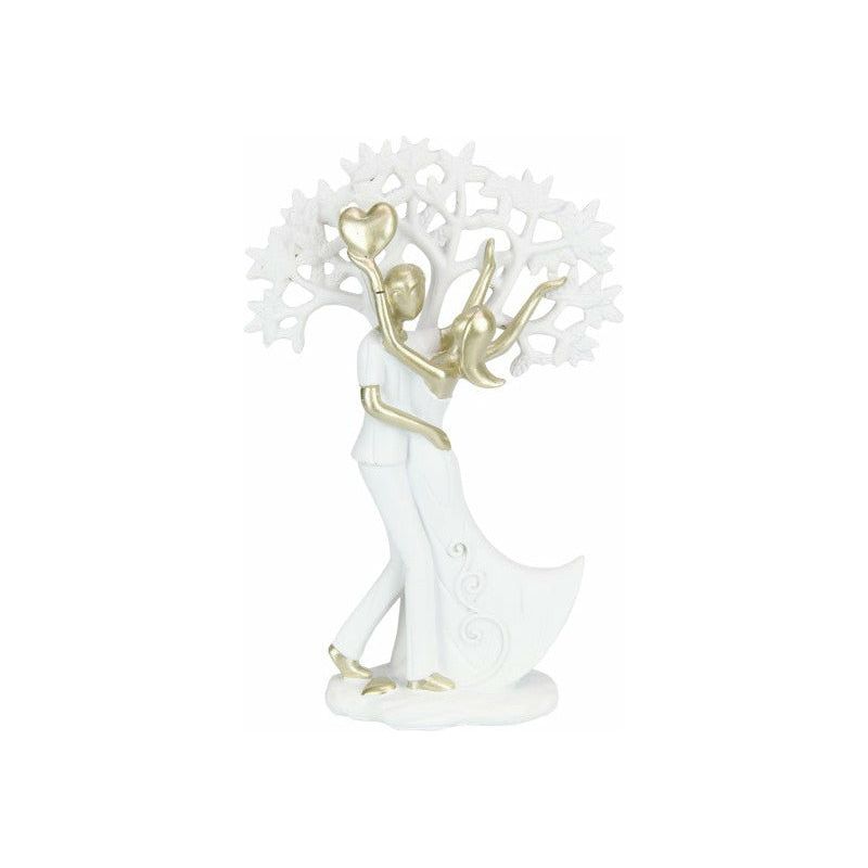 Champagne Gold Couple With Tree Of Life - 23cm - Dollars and Sense