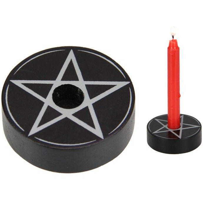 Pentagram Spell Candle Holder - Dollars and Sense