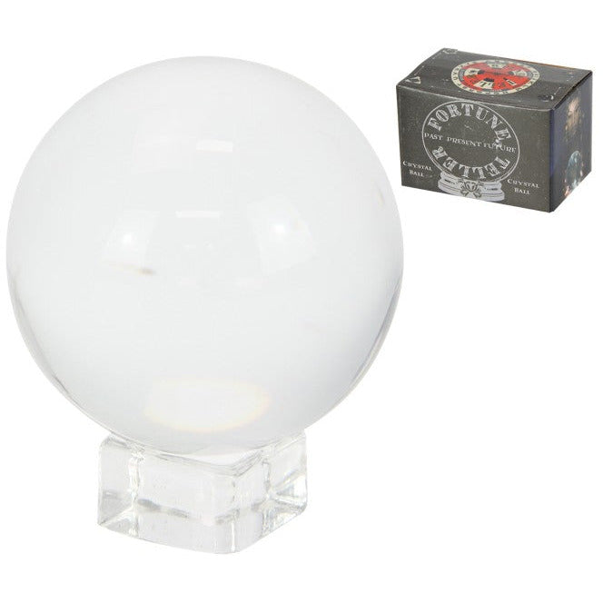 Mystic Fortune Teller Clear Crystal Ball Gift Box - Dollars and Sense