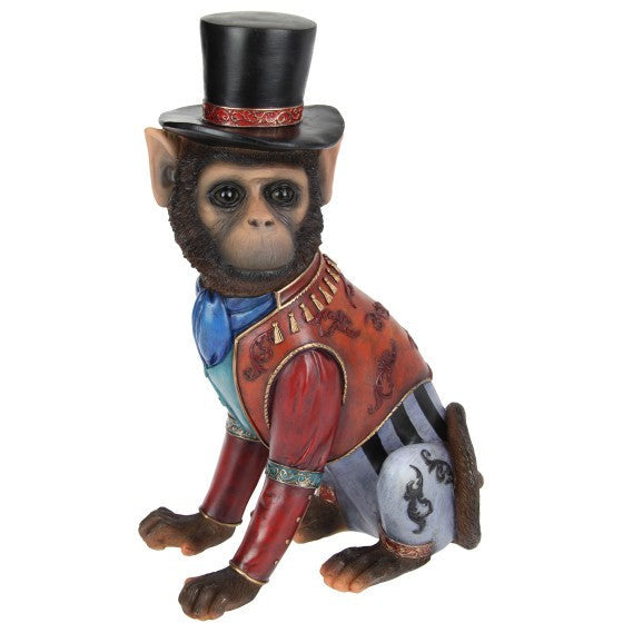 Monkey in Retro Circus Costume - Dollars and Sense