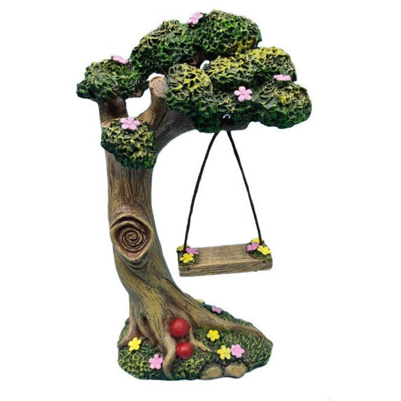 Fairy Garden Tree House with Swing - Dollars and Sense