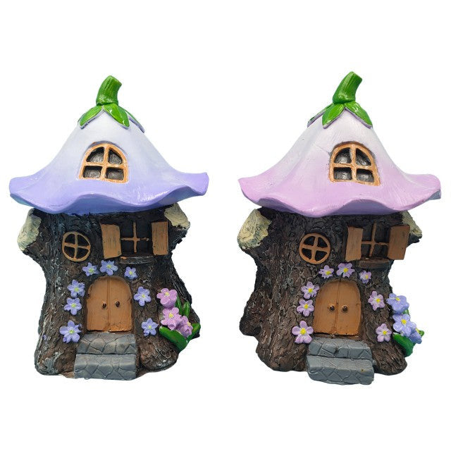 Fairy Garden Petal House with Light - Assorted - Dollars and Sense