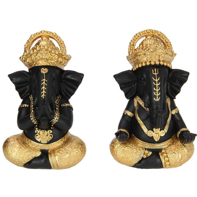 Black and Gold Ganesh - Dollars and Sense