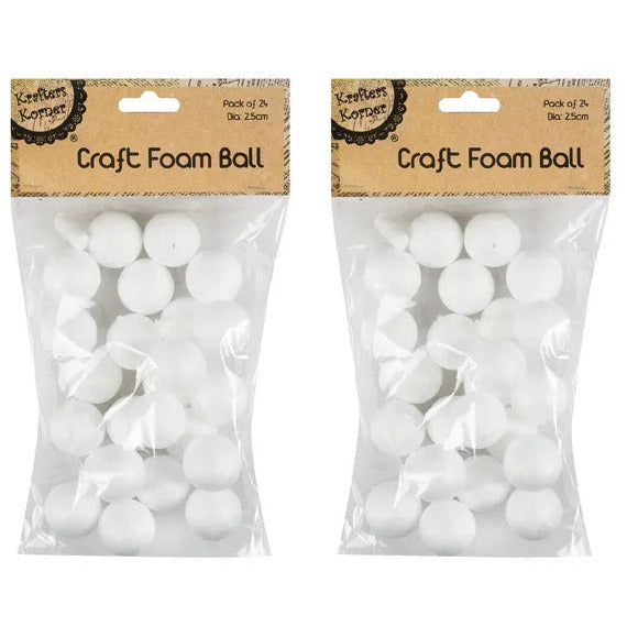 Craft Foam Balls - Dollars and Sense