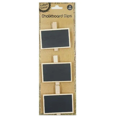 Chalkboard Clips Rectangle - Dollars and Sense