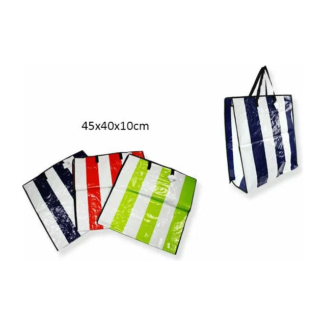 Stripe Bag Small - 45x40x10cm 1 Piece Assorted - Dollars and Sense