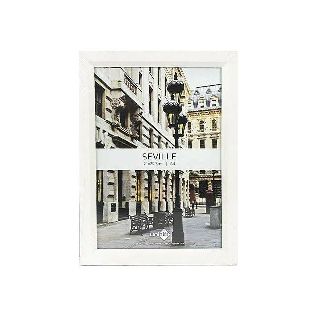 Seville A4 Frame White - 21x29.7cm 1 Piece - Dollars and Sense