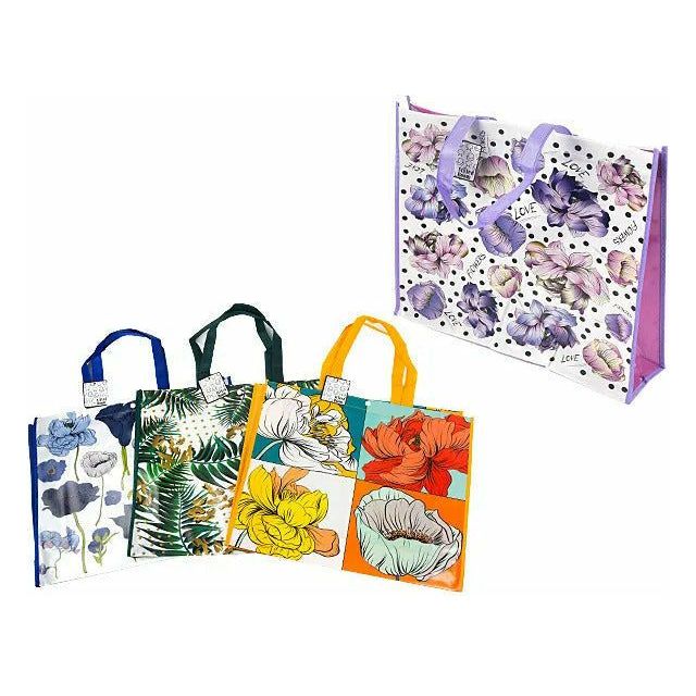 Floral Shopping Bag - 1 Piece Assorted - Dollars and Sense