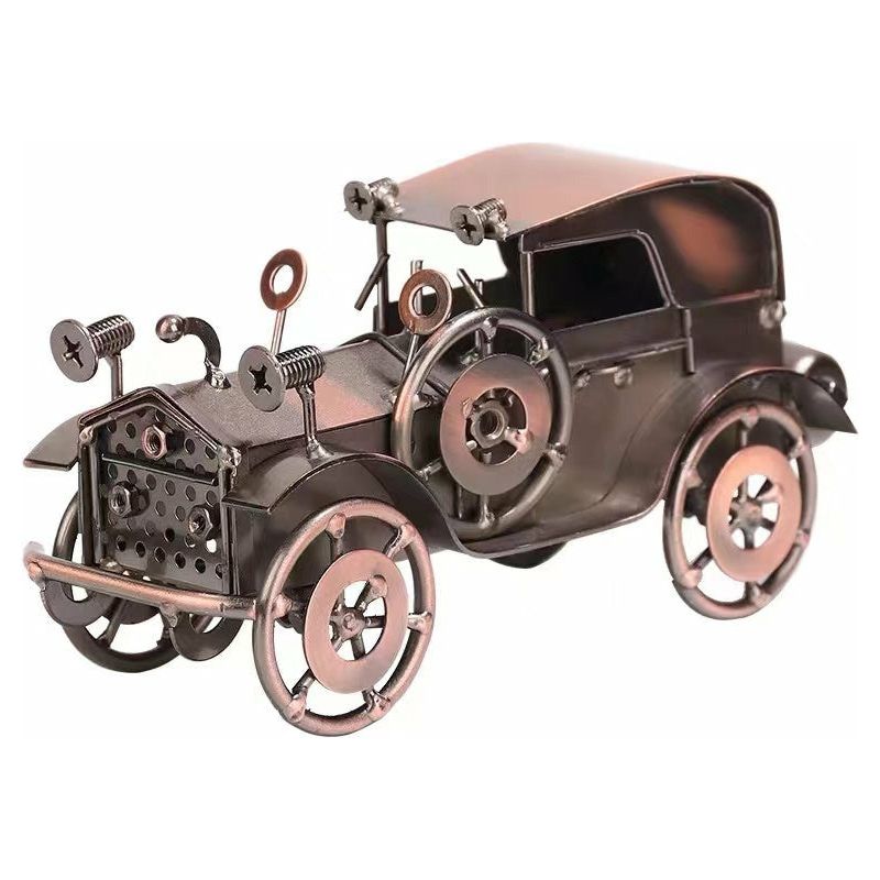 Metal Retro Classic Car 21x7.5x10cm - Dollars and Sense