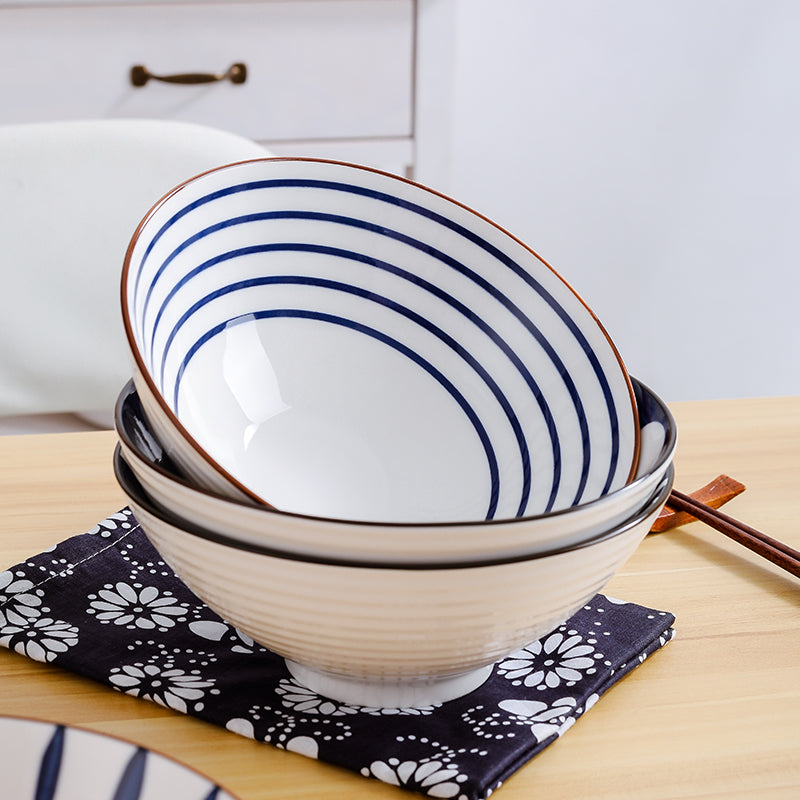 Hand Painted Round Bowl - Dollars and Sense