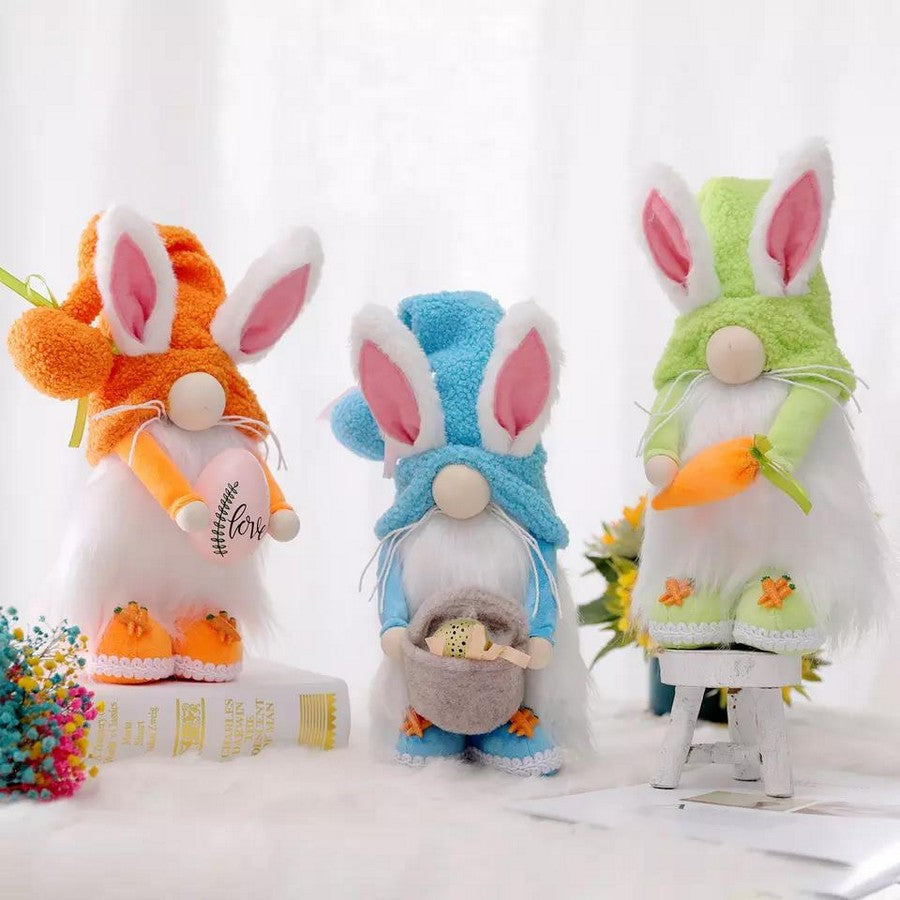 Easter Gnome Plush Bunny - Dollars and Sense