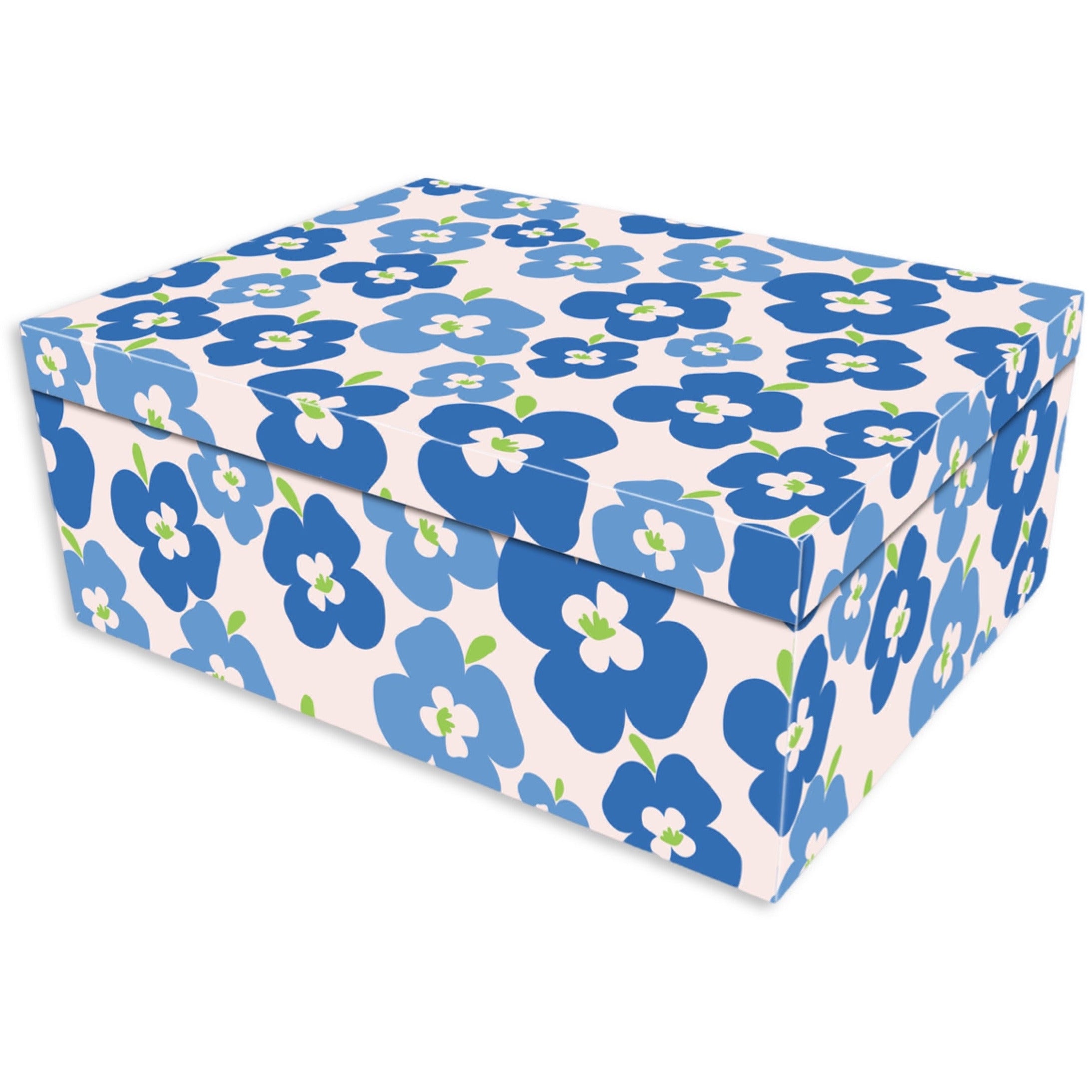 Accent Groovy Blue Gift Box - Dollars and Sense