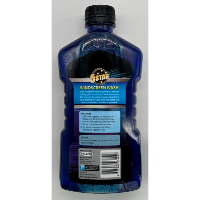 5Star Windscreen Wash Concentrate - Dollars and Sense