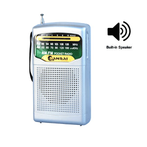 AM FM Radio with Built In Speakers - Dollars and Sense