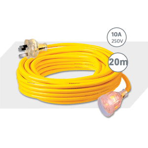Power Extension Cord Heavy Duty - 10A 20m - Dollars and Sense